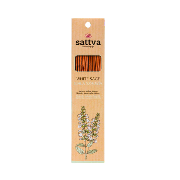 Naturalne kadzidełka biała szałwia