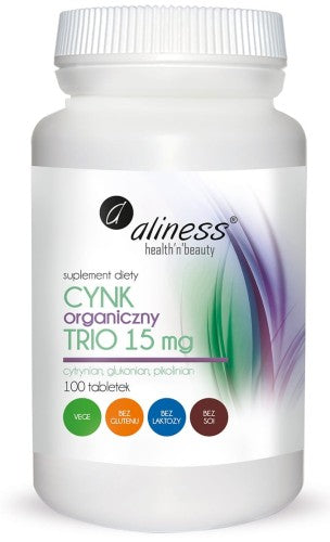 Cynk organiczny TRIO 15mg