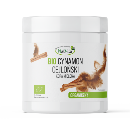 Cynamon Cejloński BIO mielony 100g