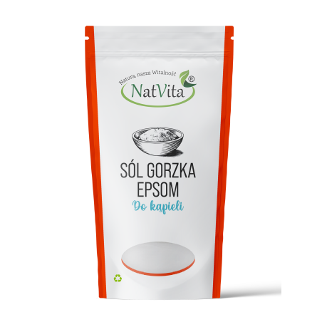 Sól Epsom do kąpieli - siarczan magnezu siedmiowodny 1000g